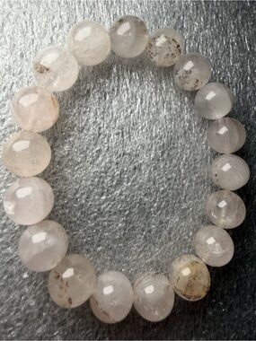 11MM Dendritic Quartz Natural Crystal Bracelet
